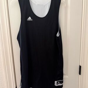 Adidas Black and White Sports Jersey